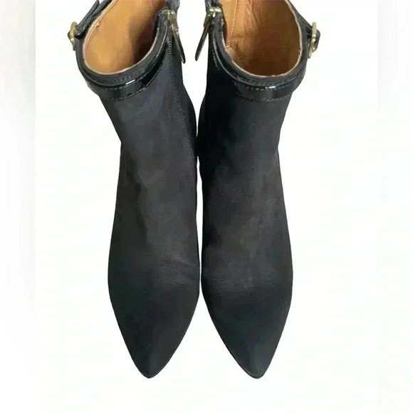 VERO CUOIO women’s black leather booties size 37 USED in excellent condition - Picture 3 of 9